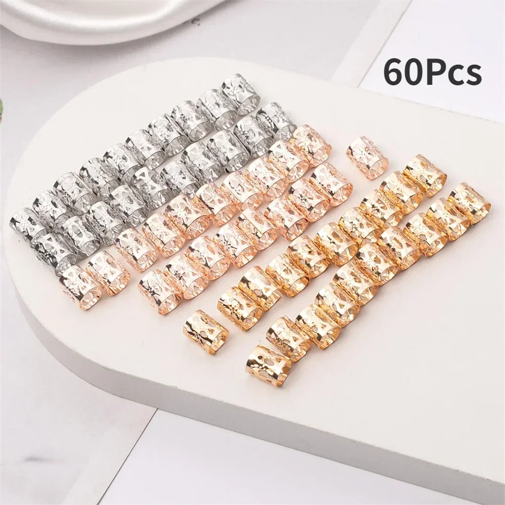 Women'S African Accessories - 60pcs/bag Hip Hop Dreadlocks Hair Rings