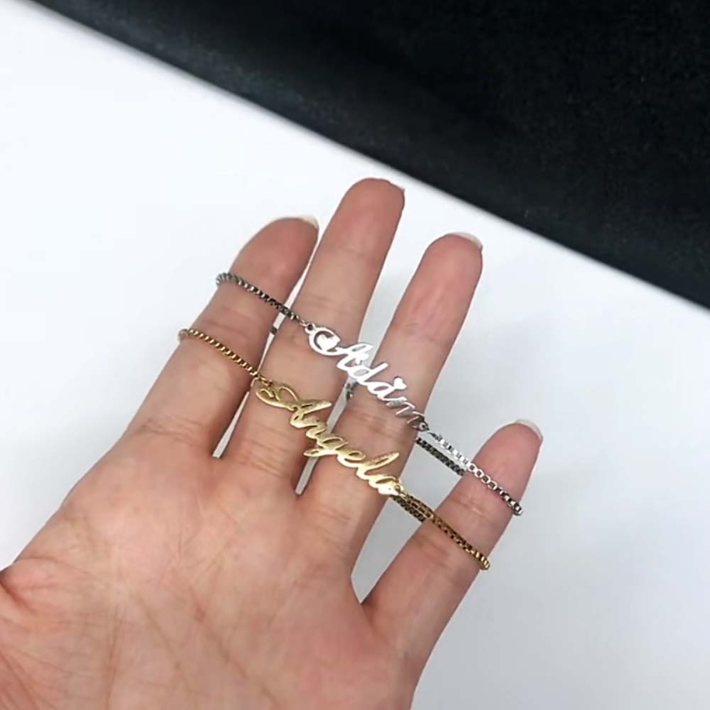Couple Personalized Name Brace - đánh giá và giá Women Accessories Gift Box