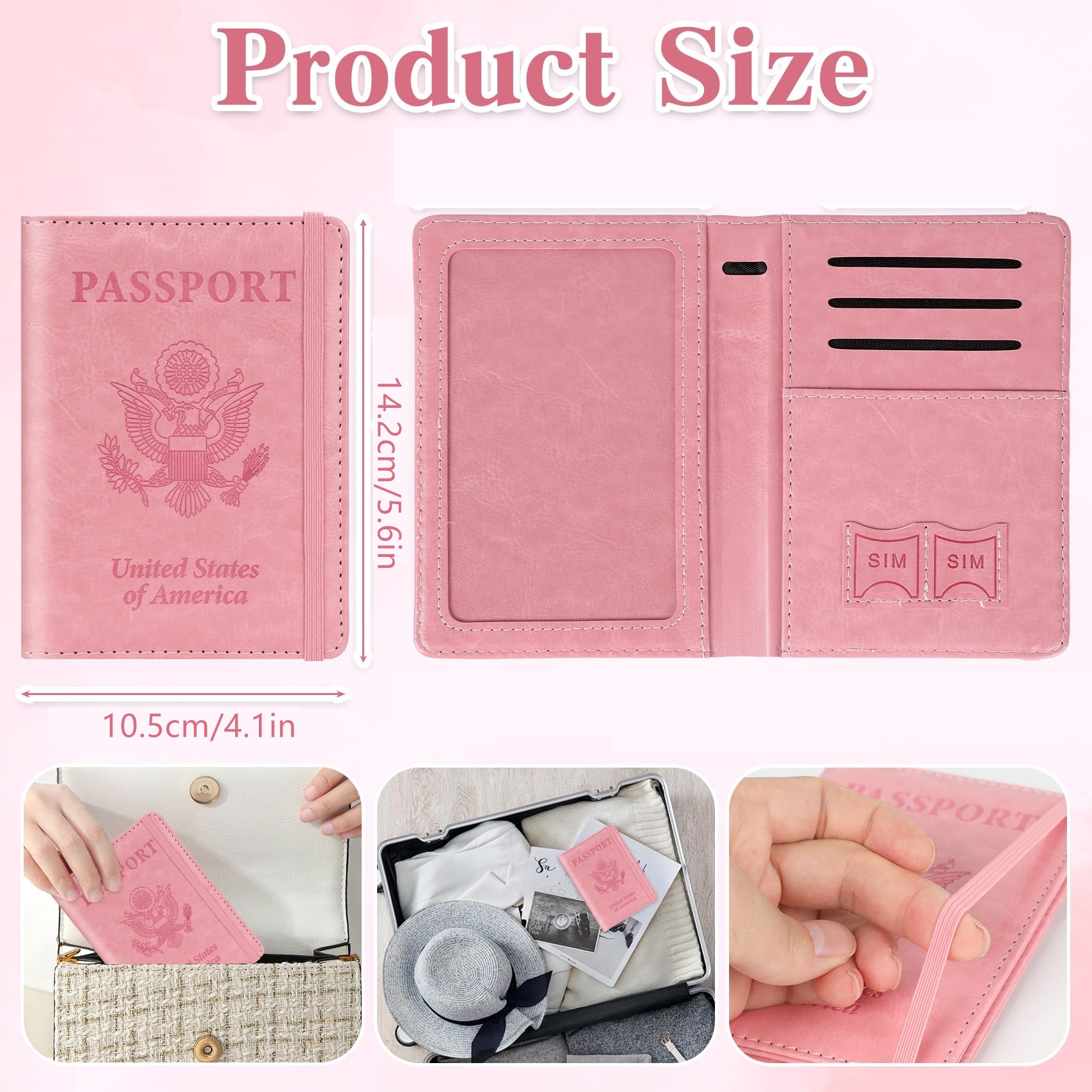 Passport Holder for Travel, Rf - đánh giá và giá Women'S Essential Accessories