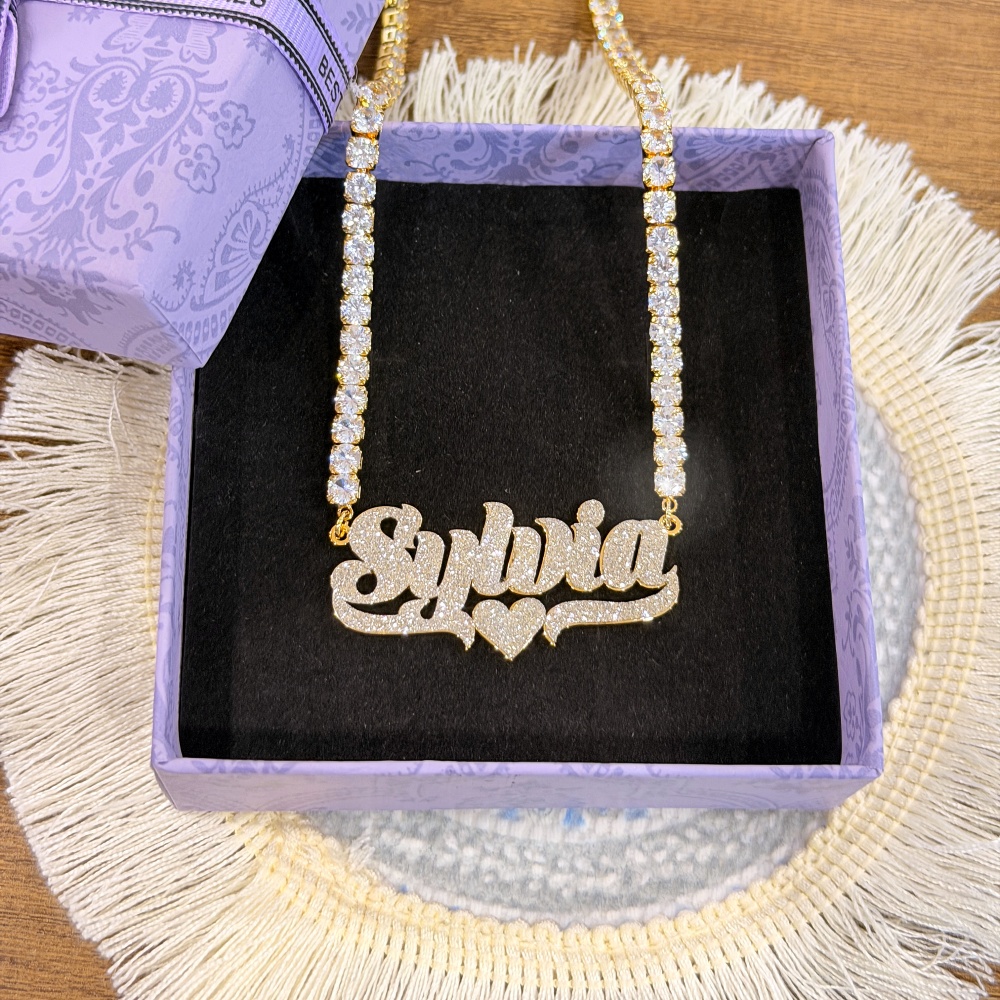 DUOYING Custom Bling Name Hoop - đánh giá và giá Women Accessories Gift Set