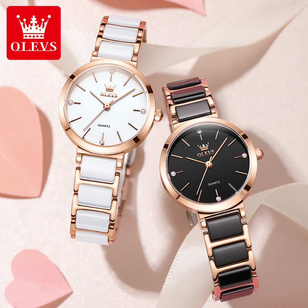 OLEVS Women Watch 5877 Luxury  - đánh giá và giá Women Accessories Gift Box