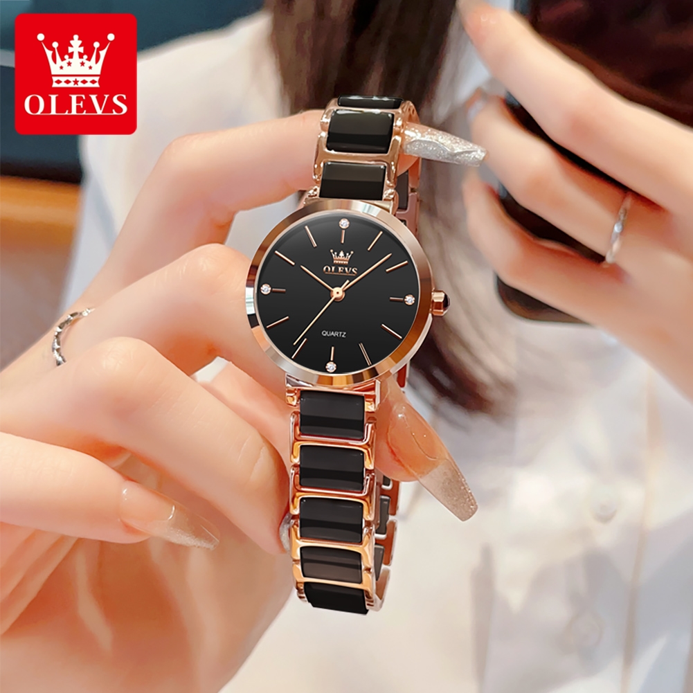 OLEVS Women Watch 5877 Luxury  - đánh giá và giá Women Accessories Gift Box