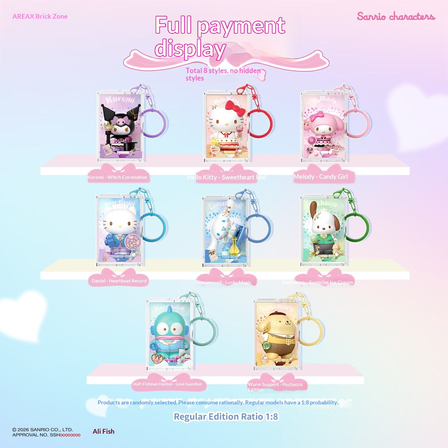 Areax Sanrio Characters Buildi - đánh giá và giá Women Accessories Gift Box