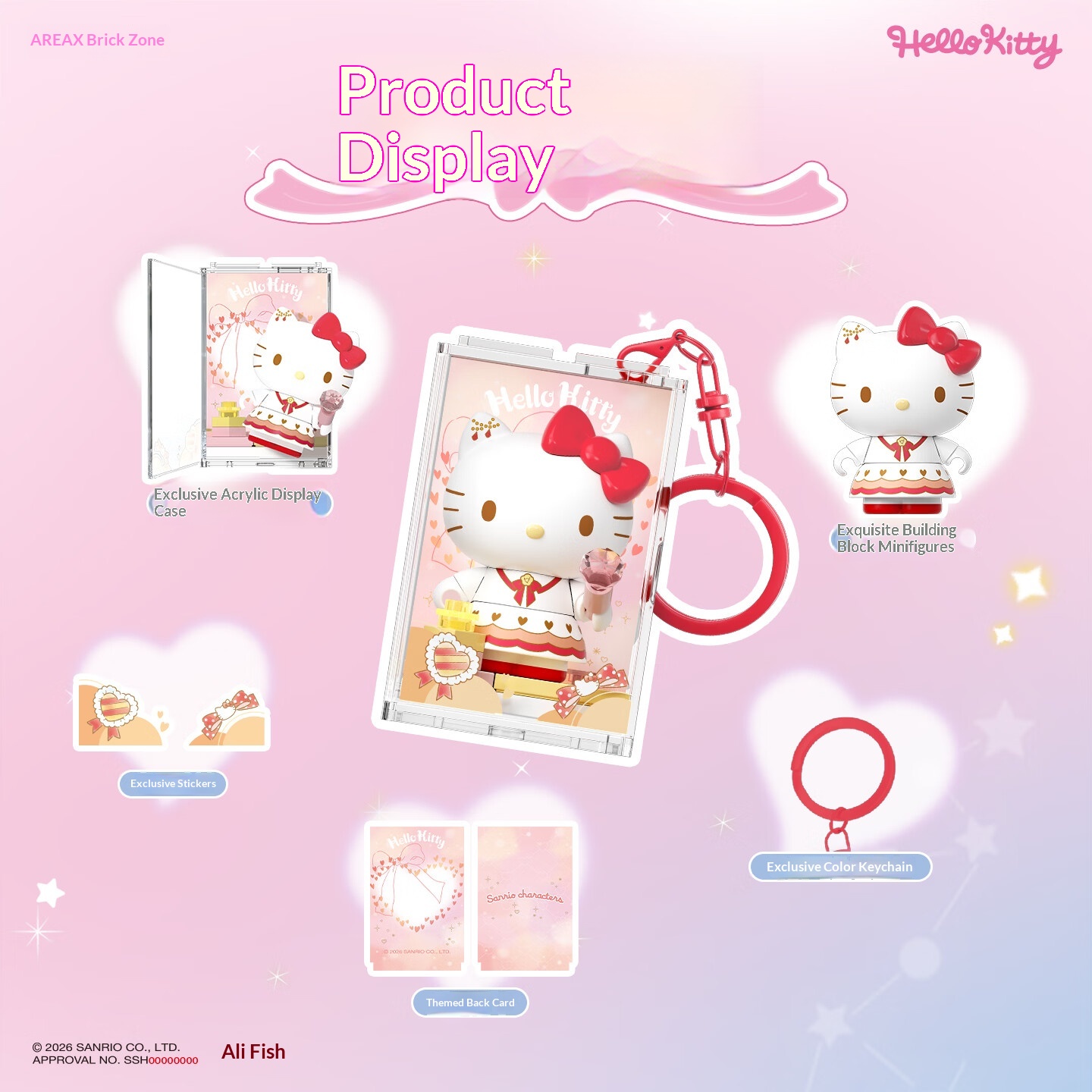 Areax Sanrio Characters Buildi - đánh giá và giá Women Accessories Gift Box