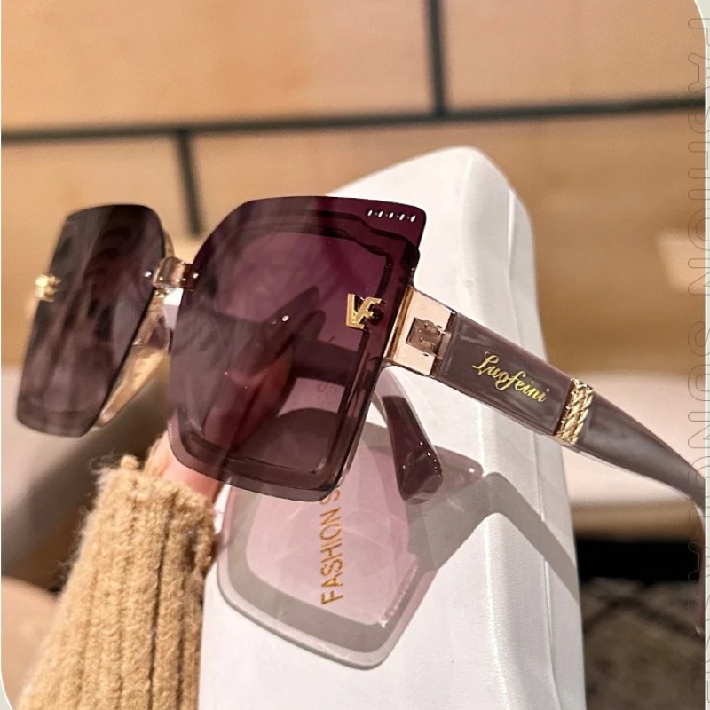 New Cool Rimeless Polarized Su - đánh giá và giá Sunglasses Oversized Square