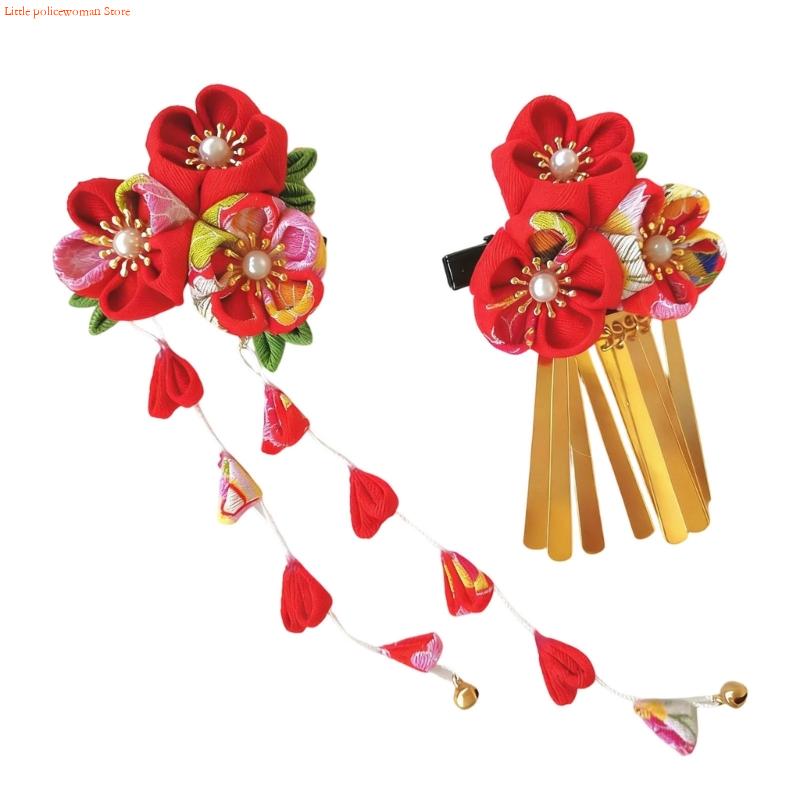 F92D Bộ Kẹp Tóc Hoa Phong Cách - đánh giá và giá Women Accessories Description