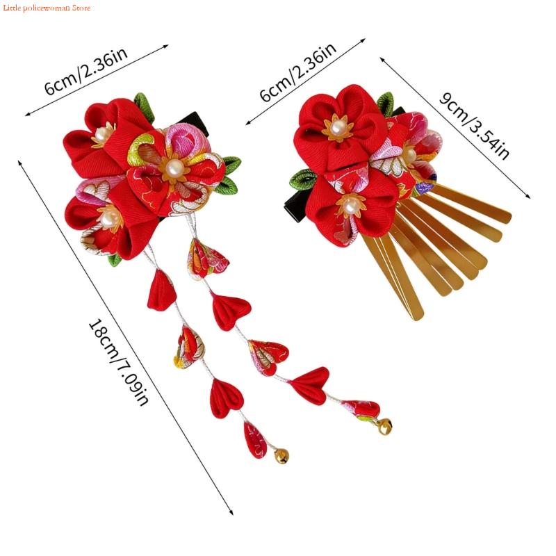 F92D Bộ Kẹp Tóc Hoa Phong Cách - đánh giá và giá Women Accessories Description