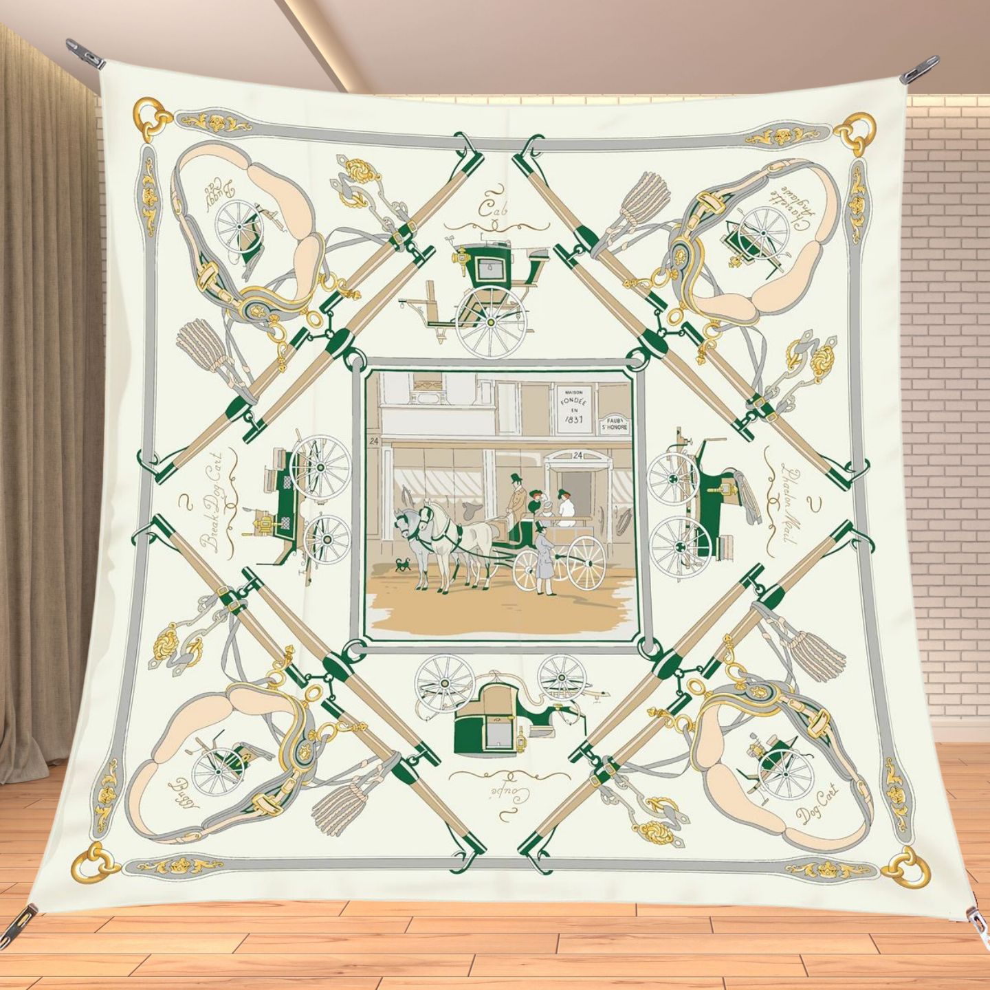 90cm Twill Silk Like Square Sc - đánh giá và giá Women'S Vacation Accessories