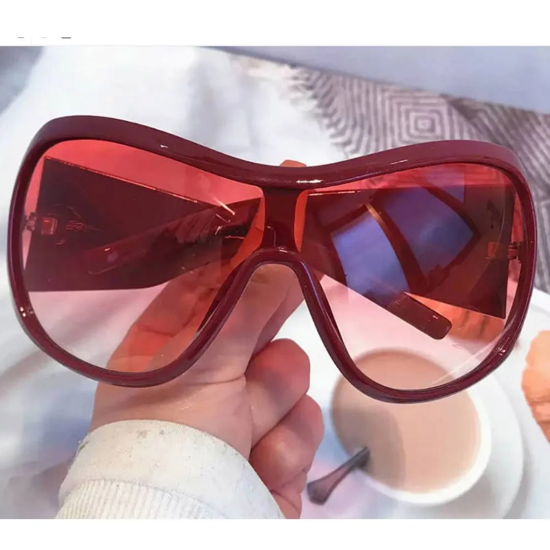 One Piece Oversized Y2K Sungla - đánh giá và giá Sunglasses Oversized Square