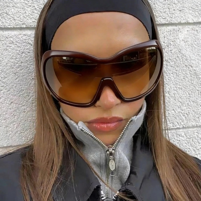 One Piece Oversized Y2K Sungla - đánh giá và giá Sunglasses Oversized Square