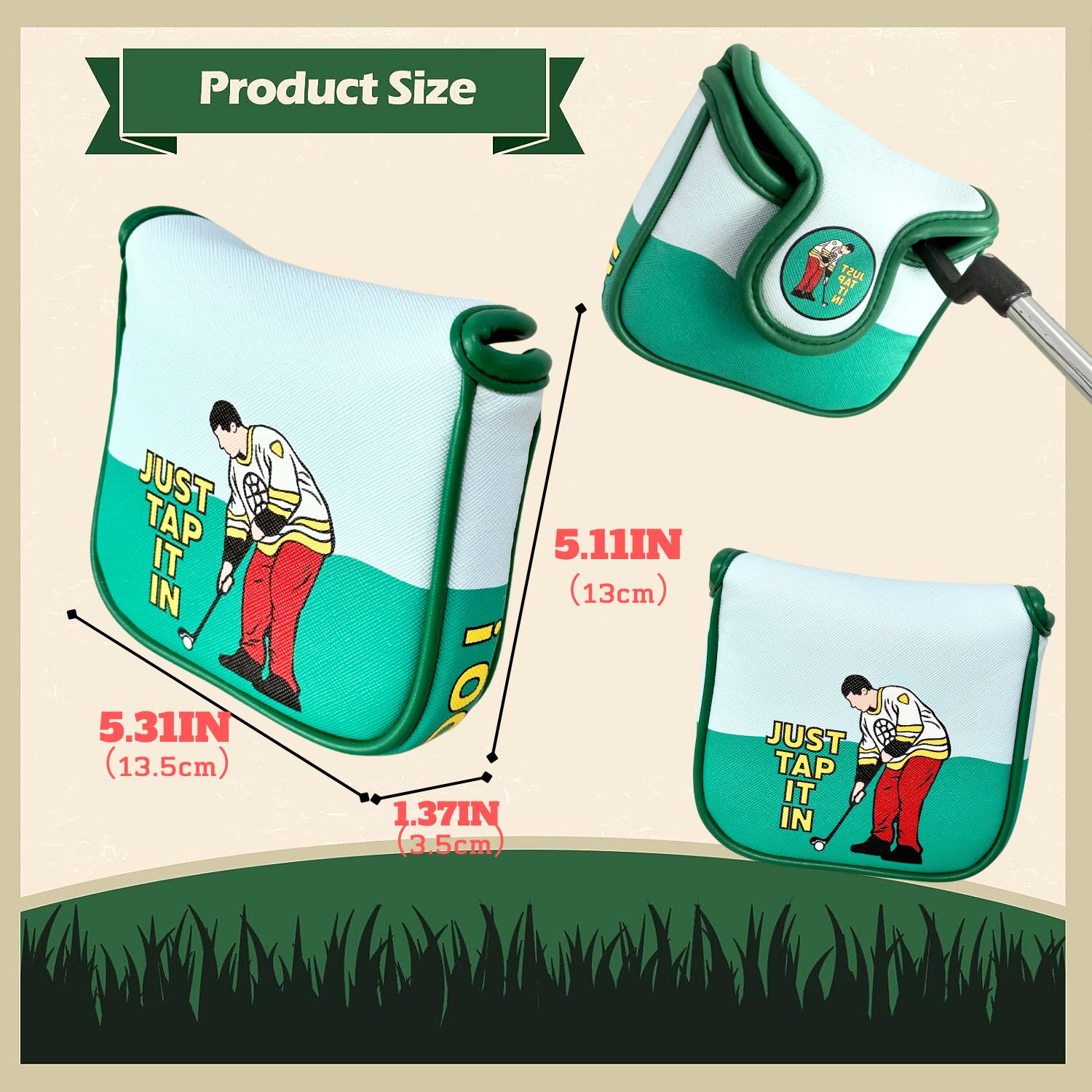Funny PU Leather Golf Putter C - đánh giá và giá Women'S Essential Accessories