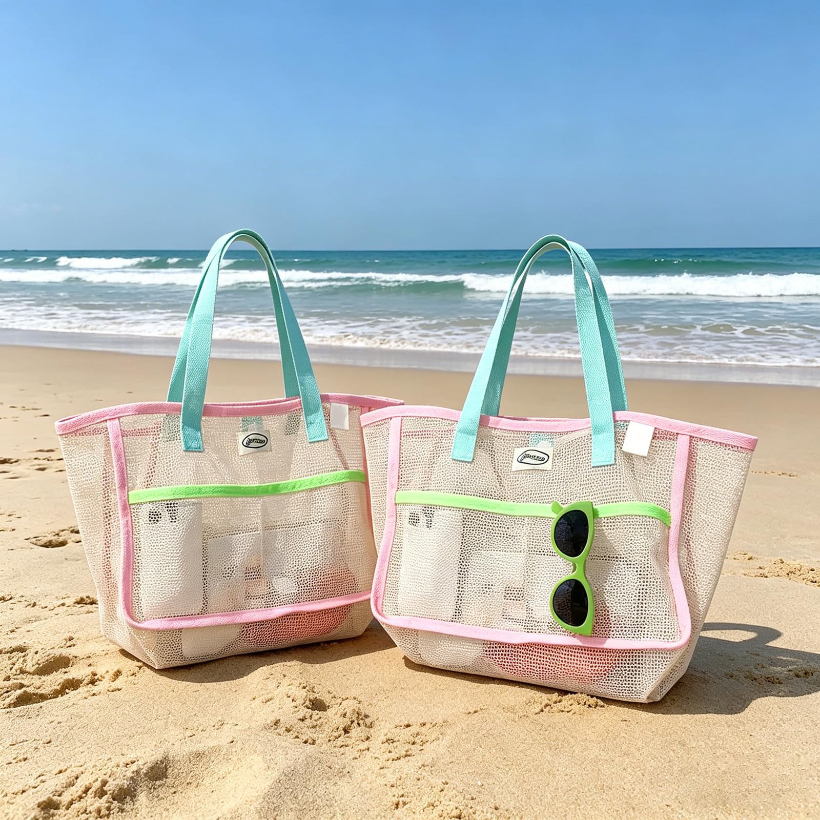 Beach Bags for Women Colorful  - đánh giá và giá Women Accessories Bag