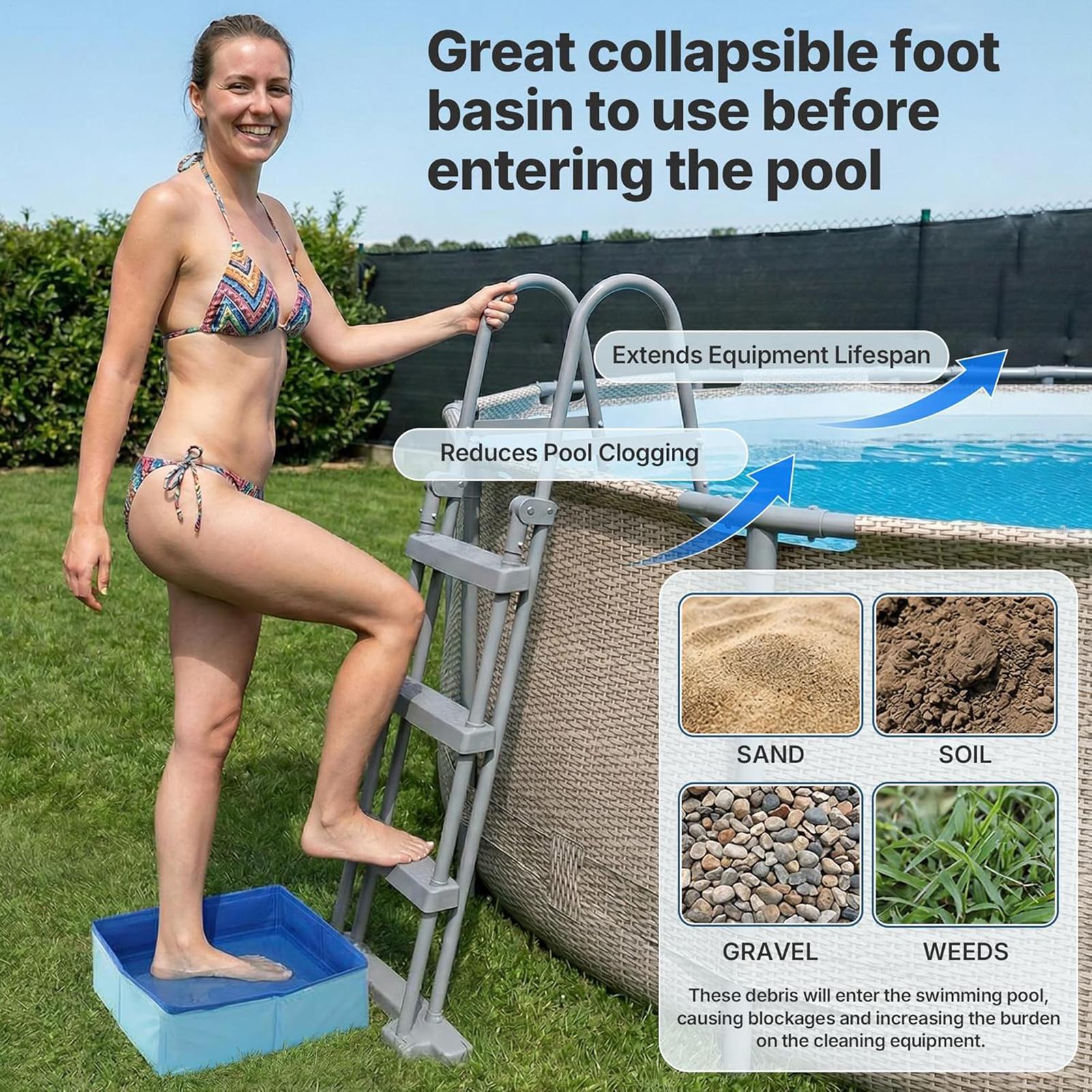 1Pc Portable Folding Foot Bath - đánh giá và giá Women'S Essential Accessories