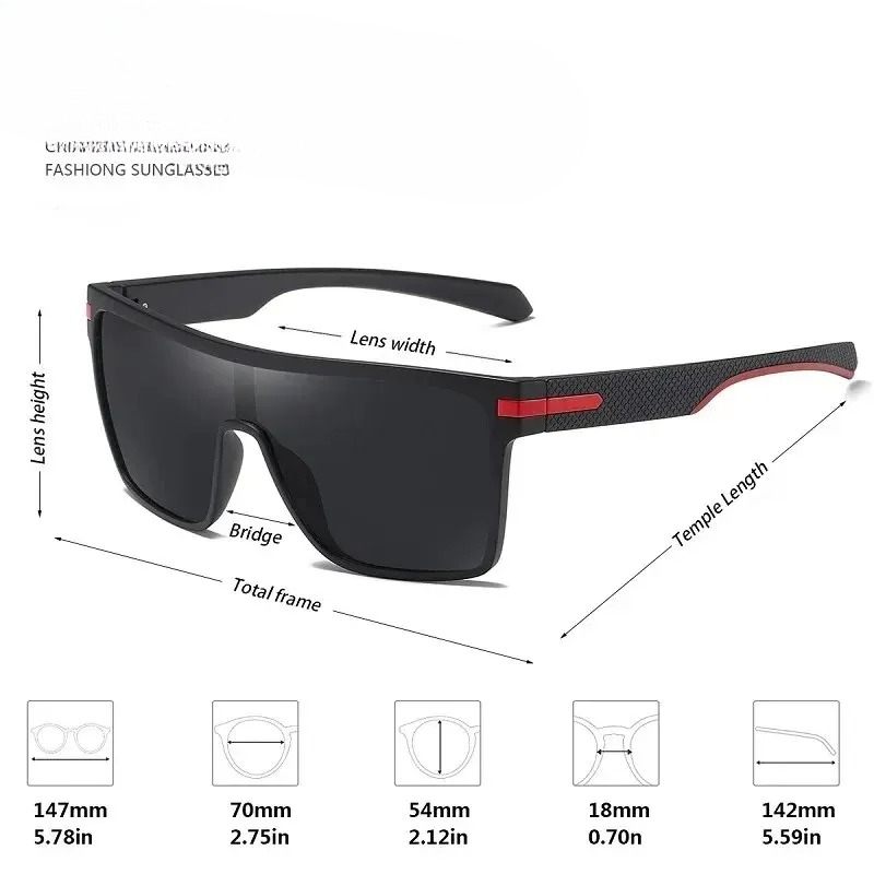 Fashion Polarized Sunglasses F - đánh giá và giá Sunglasses Oversized Square