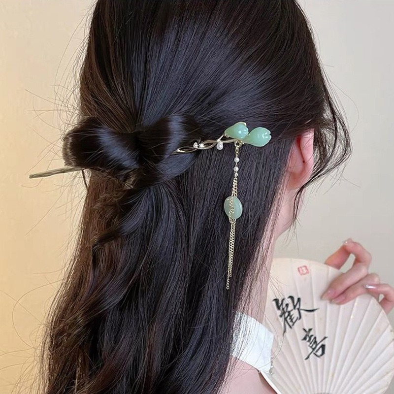 1pc Elegant Chinese Style Gree - đánh giá và giá Women Accessories Shop